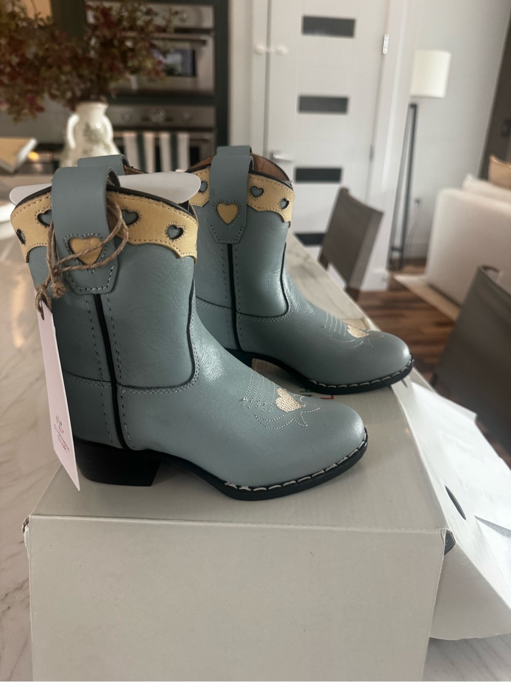 Bootstock and Copenhagen Colors Toddler Girls Cowboy Boots